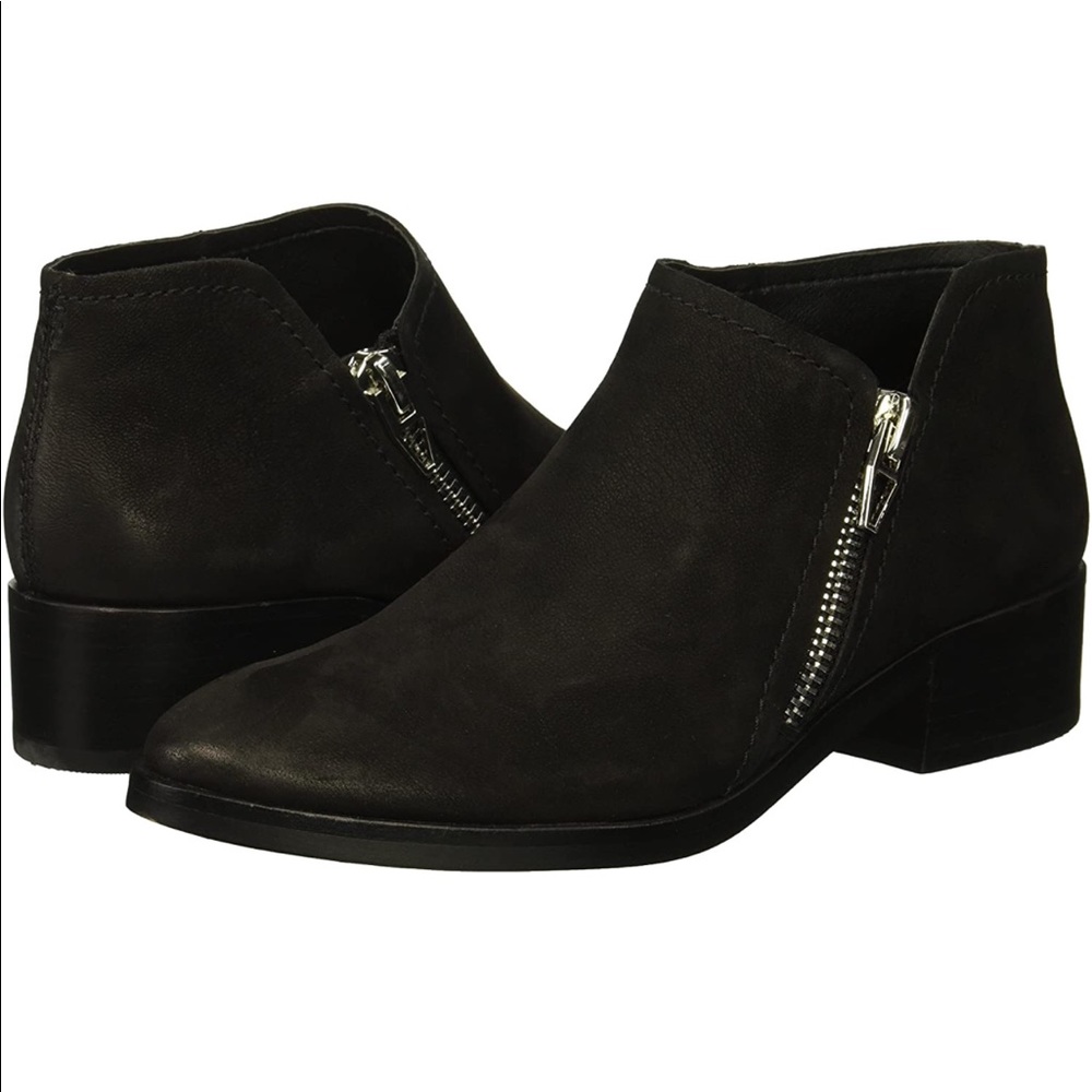 Dolce Vita Trent Black Suede Ankle Bootie Size 8.5